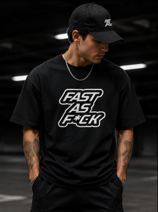 Oversized Fast As F*ck T-Shirt