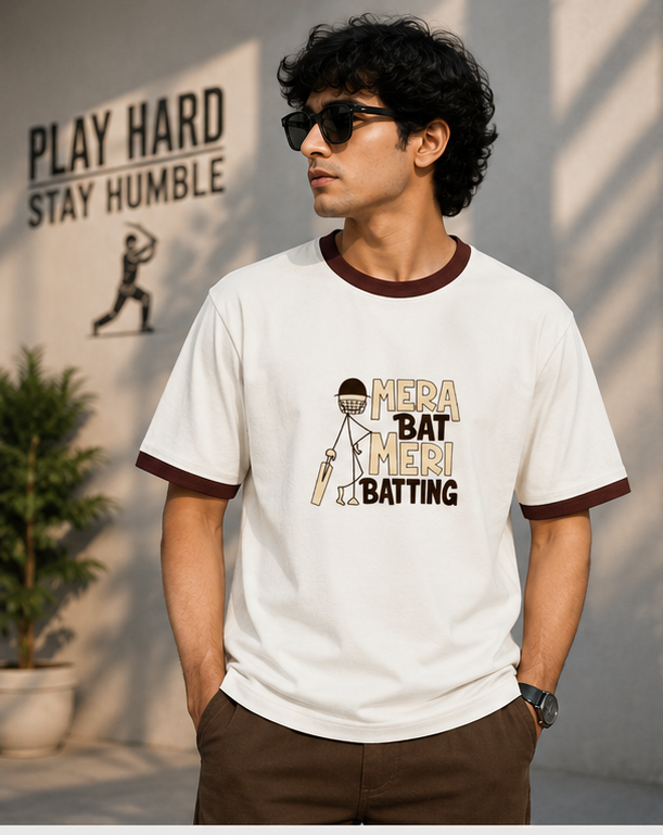 Mera Bat Meri Batting T-Shirt