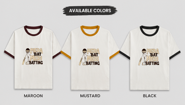 Mera Bat Meri Batting T-Shirt