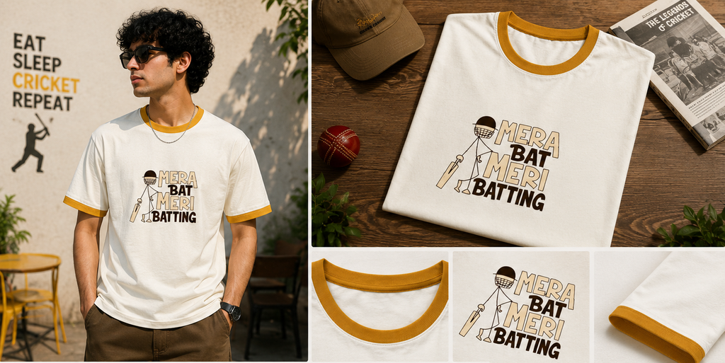 Mera Bat Meri Batting T-Shirt