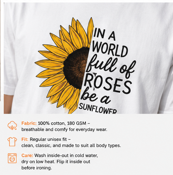 Be A Sunflower T-Shirt