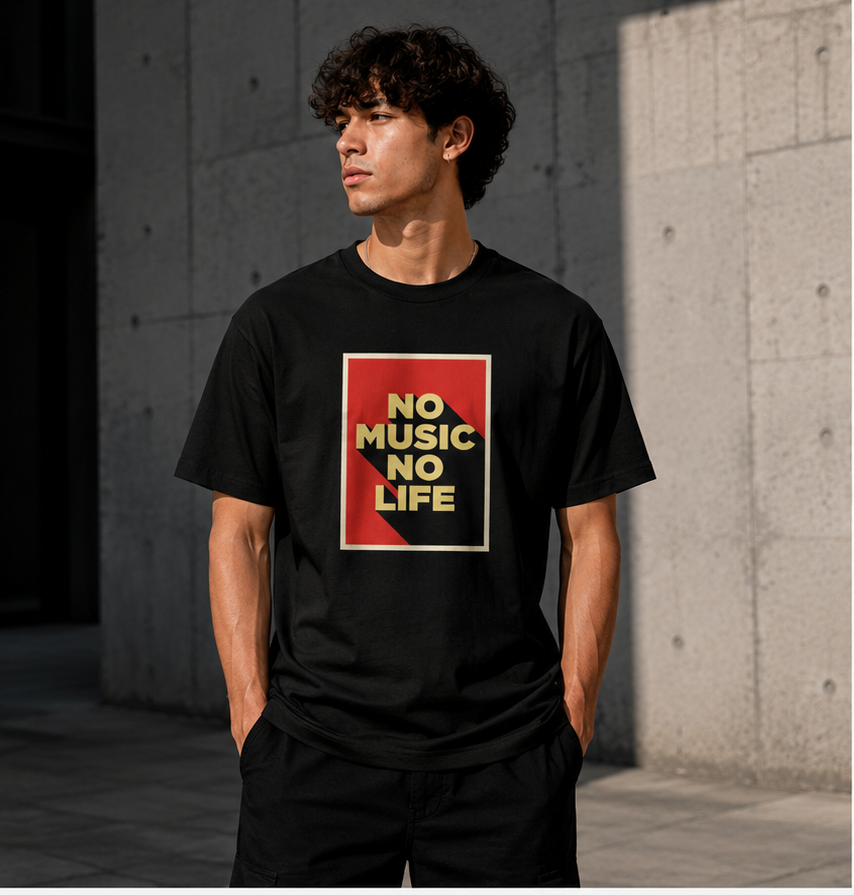 No Music No Life  T-Shirt